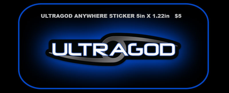 ULTRAGOD ANYWHERE STICKER